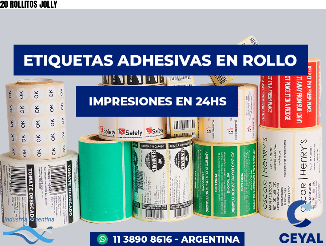 20 ROLLITOS JOLLY
