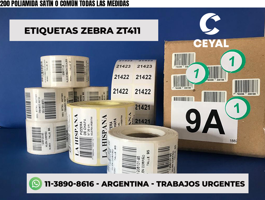 200 POLIAMIDA SATÍN O COMÚN TODAS LAS MEDIDAS
