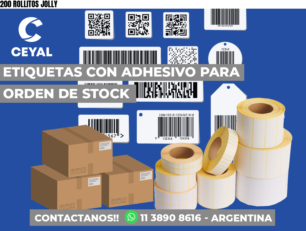 200 ROLLITOS JOLLY