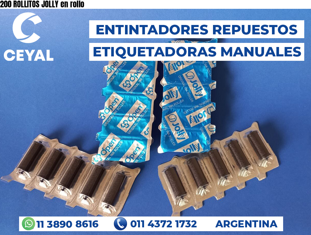 200 ROLLITOS JOLLY en rollo