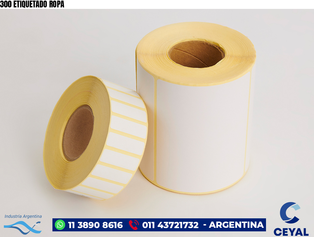 300 ETIQUETADO ROPA