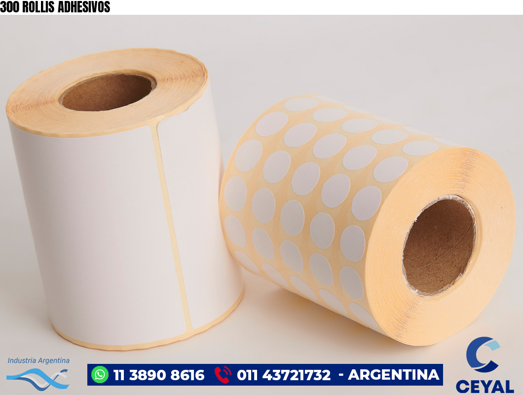 300 ROLLIS ADHESIVOS