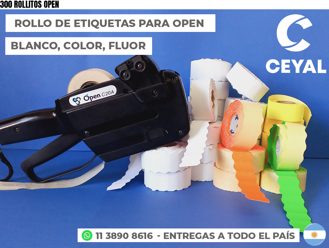 300 ROLLITOS OPEN