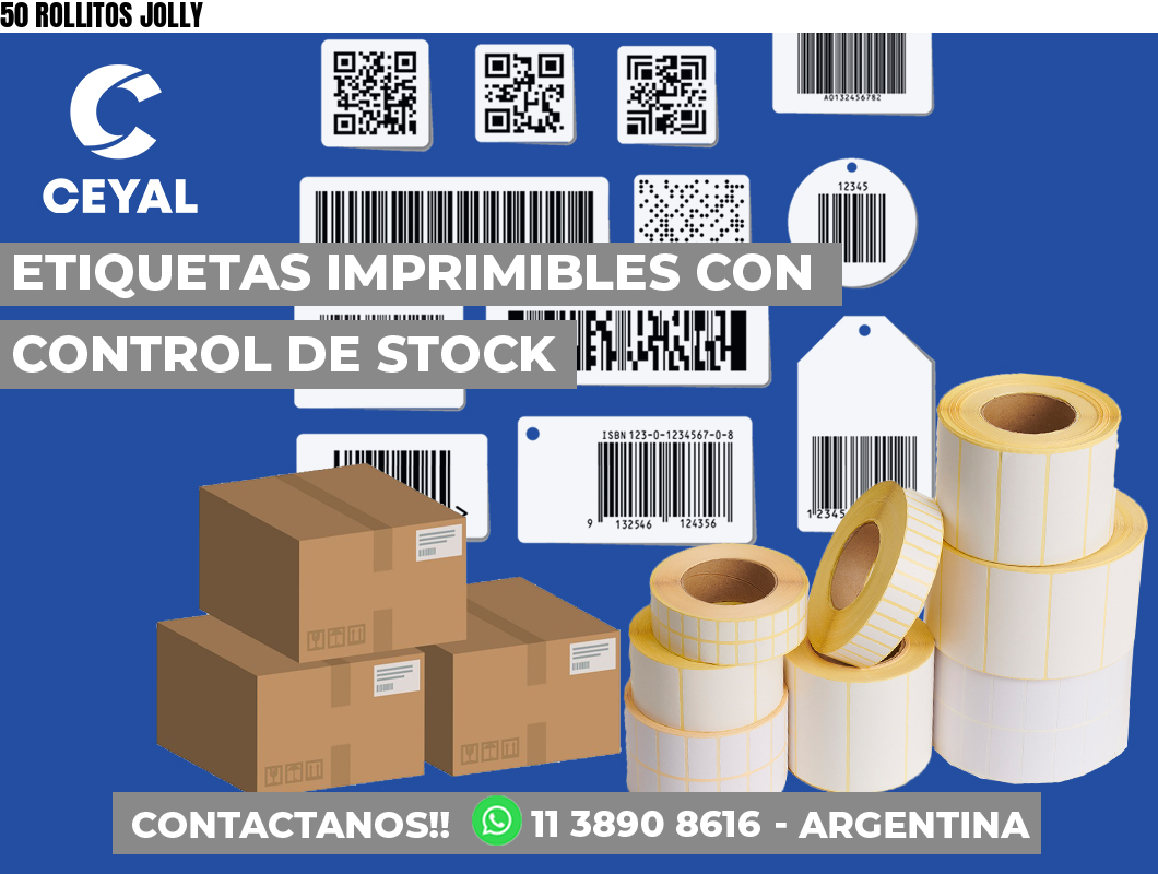 50 ROLLITOS JOLLY