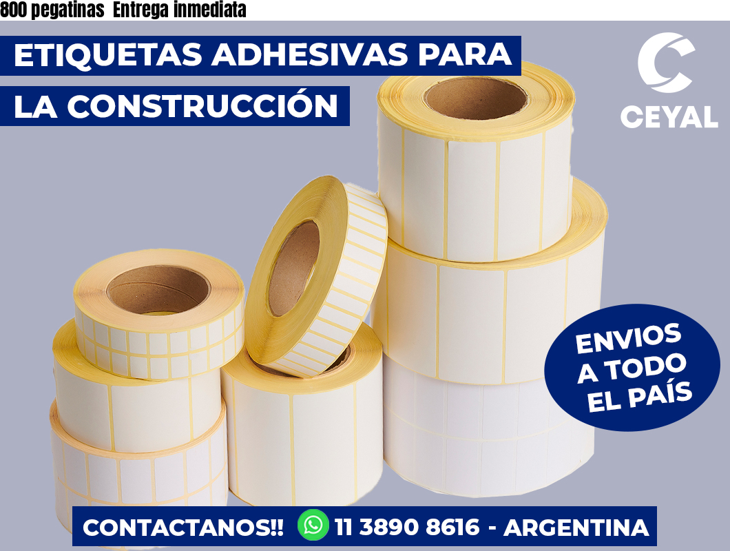 800 pegatinas  Entrega inmediata