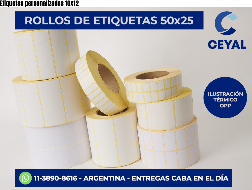 Etiquetas personalizadas 10×12