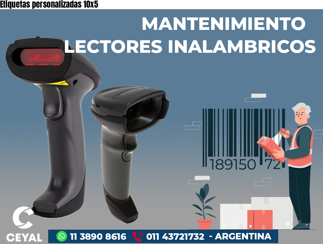 Etiquetas personalizadas 10x5
