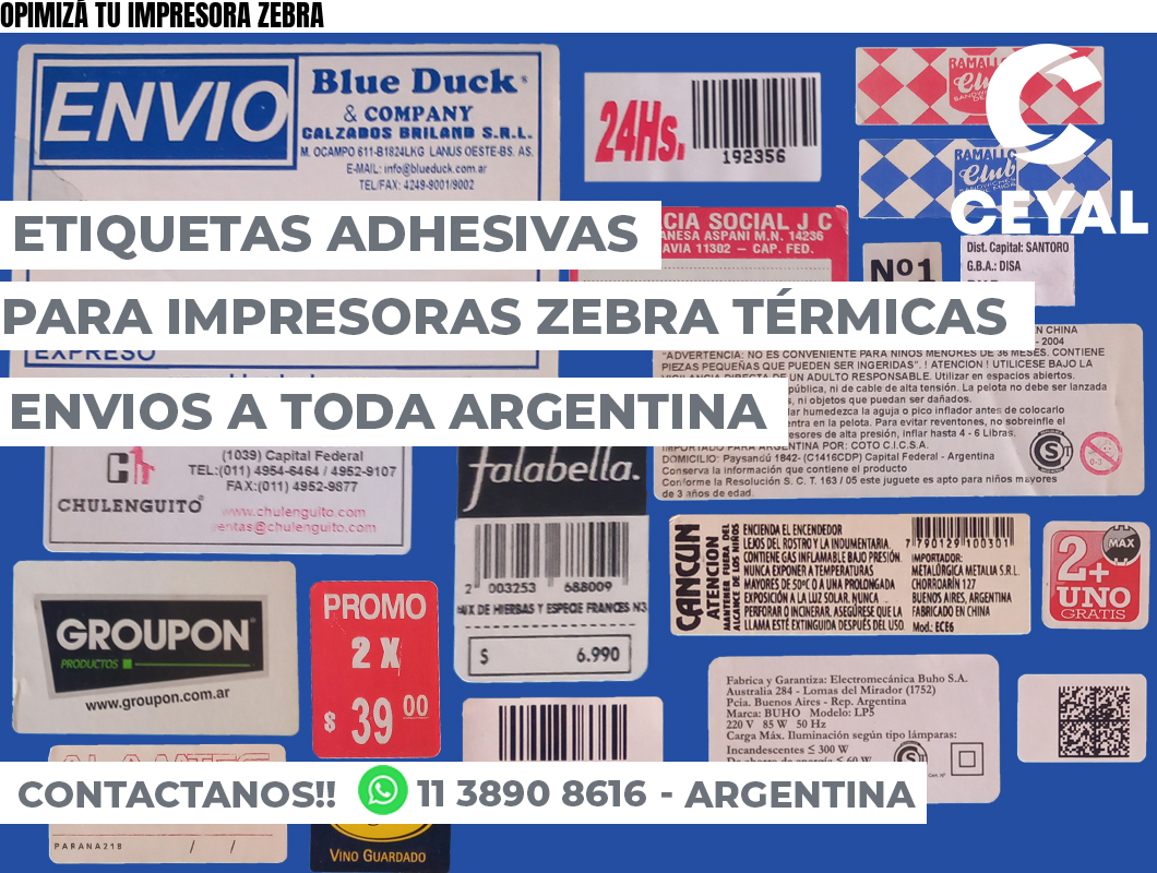 OPIMIZÁ TU IMPRESORA ZEBRA