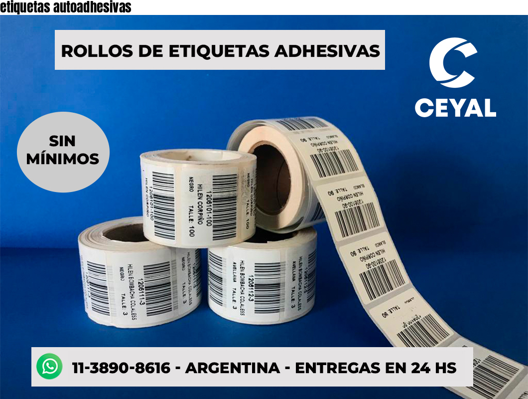 etiquetas autoadhesivas