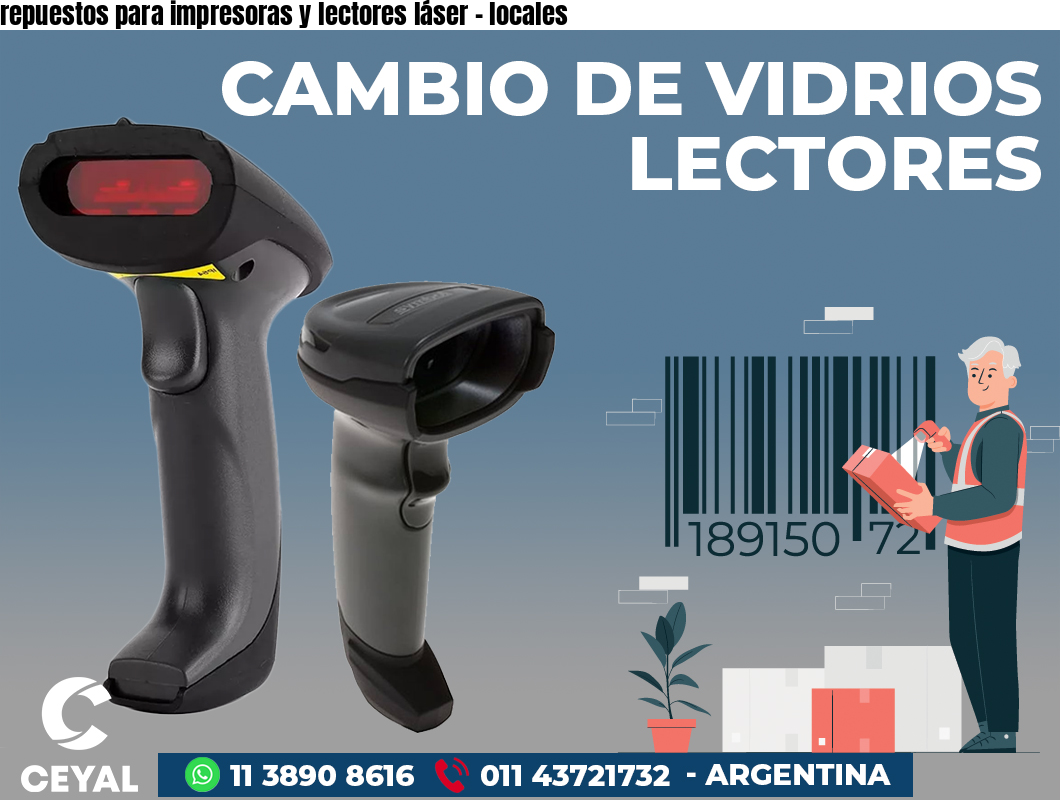 repuestos para impresoras y lectores láser - locales