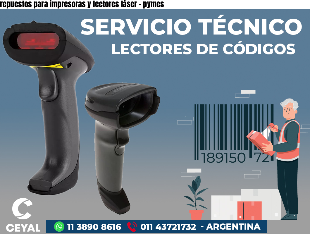 repuestos para impresoras y lectores láser - pymes