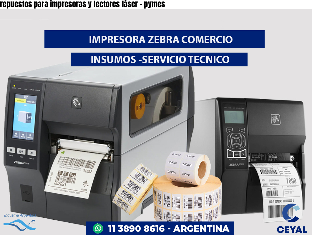 repuestos para impresoras y lectores láser - pymes