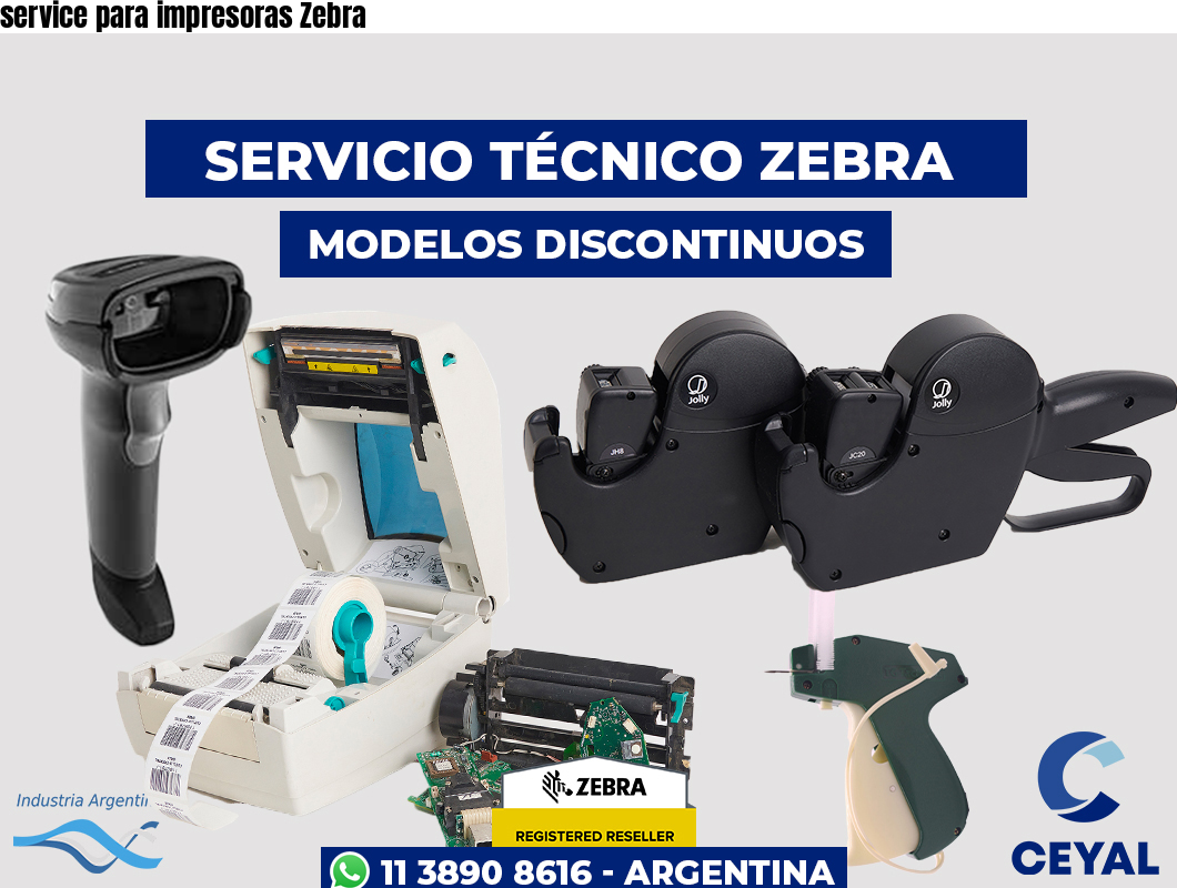 service para impresoras Zebra
