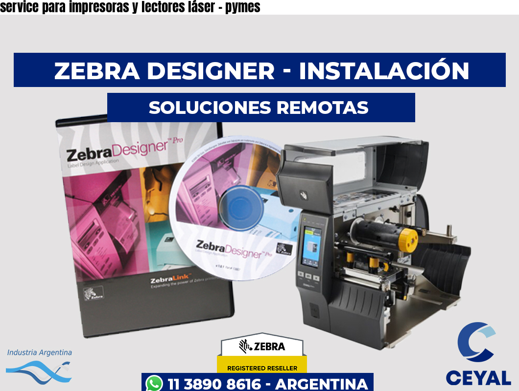 service para impresoras y lectores láser – pymes