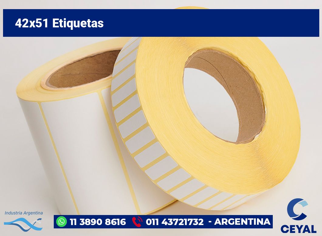 42x51 Etiquetas