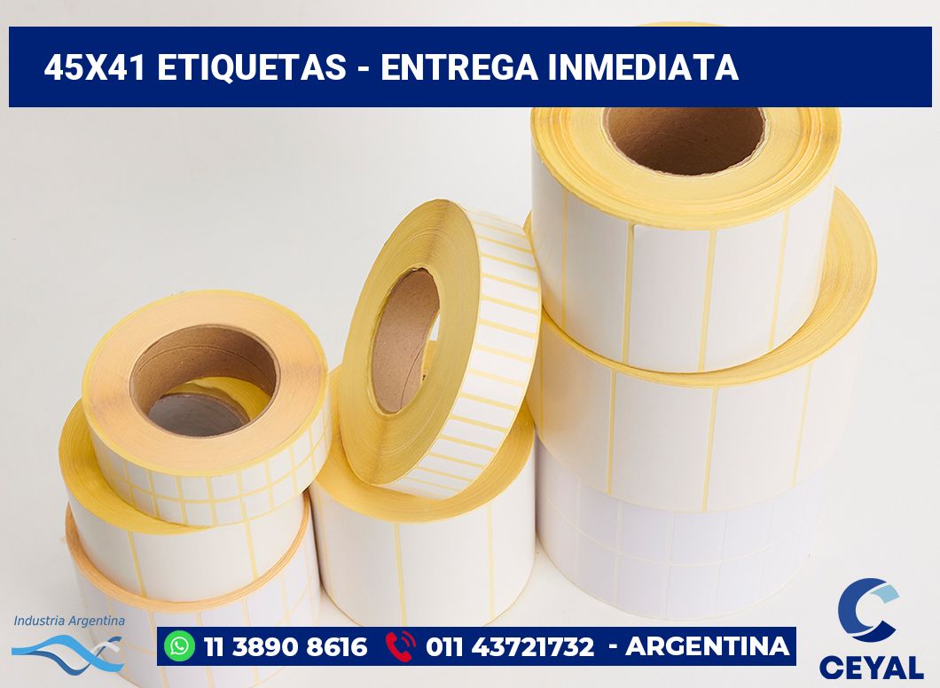 45x41 Etiquetas