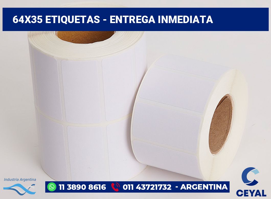 64x35 Etiquetas