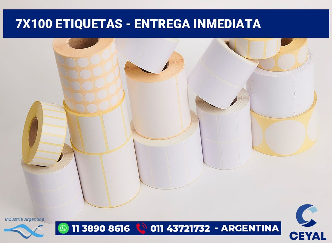 7×100 Etiquetas