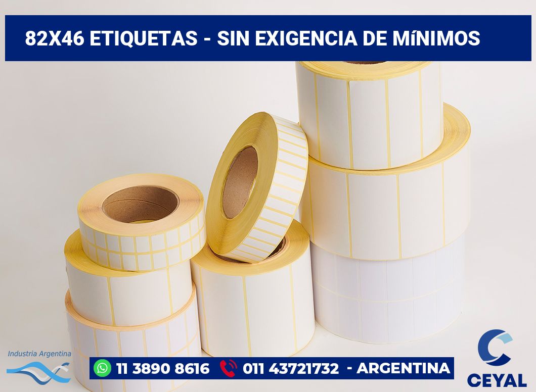 82x46 Etiquetas