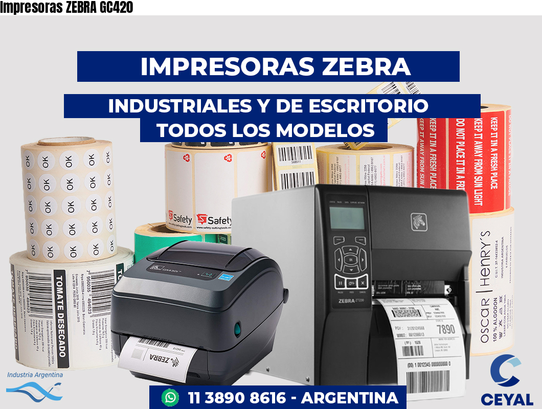 Impresoras ZEBRA GC420