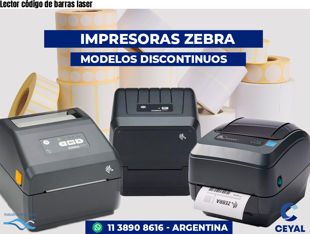 Lector código de barras laser