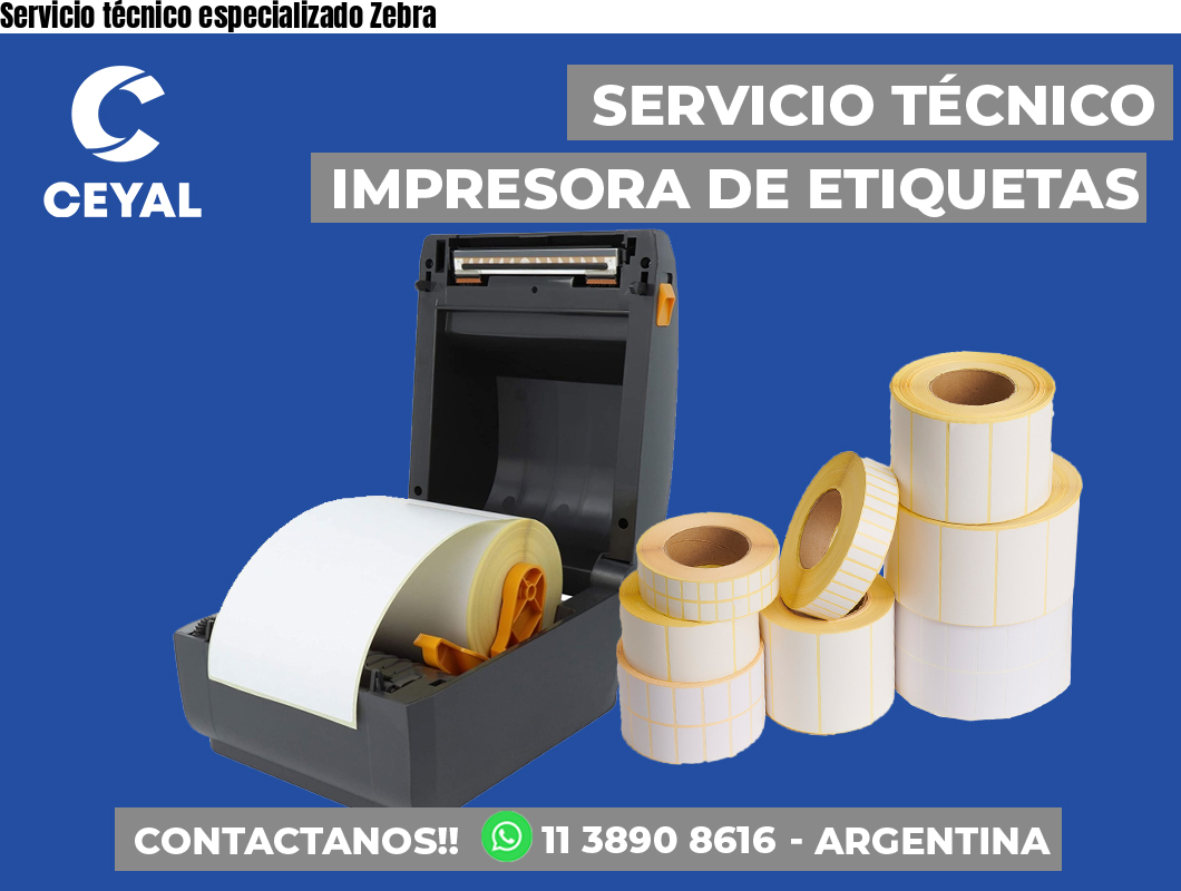 Servicio técnico especializado Zebra