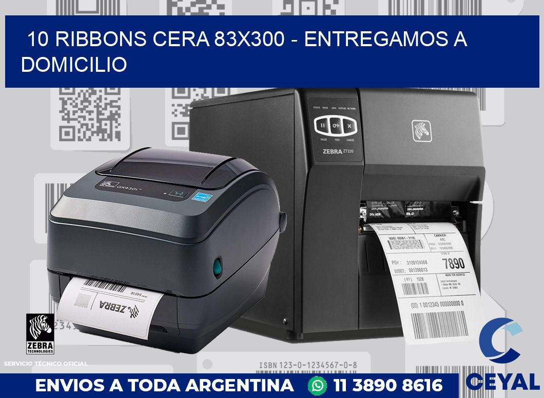 10 Ribbons cera 83x300 - entregamos a domicilio