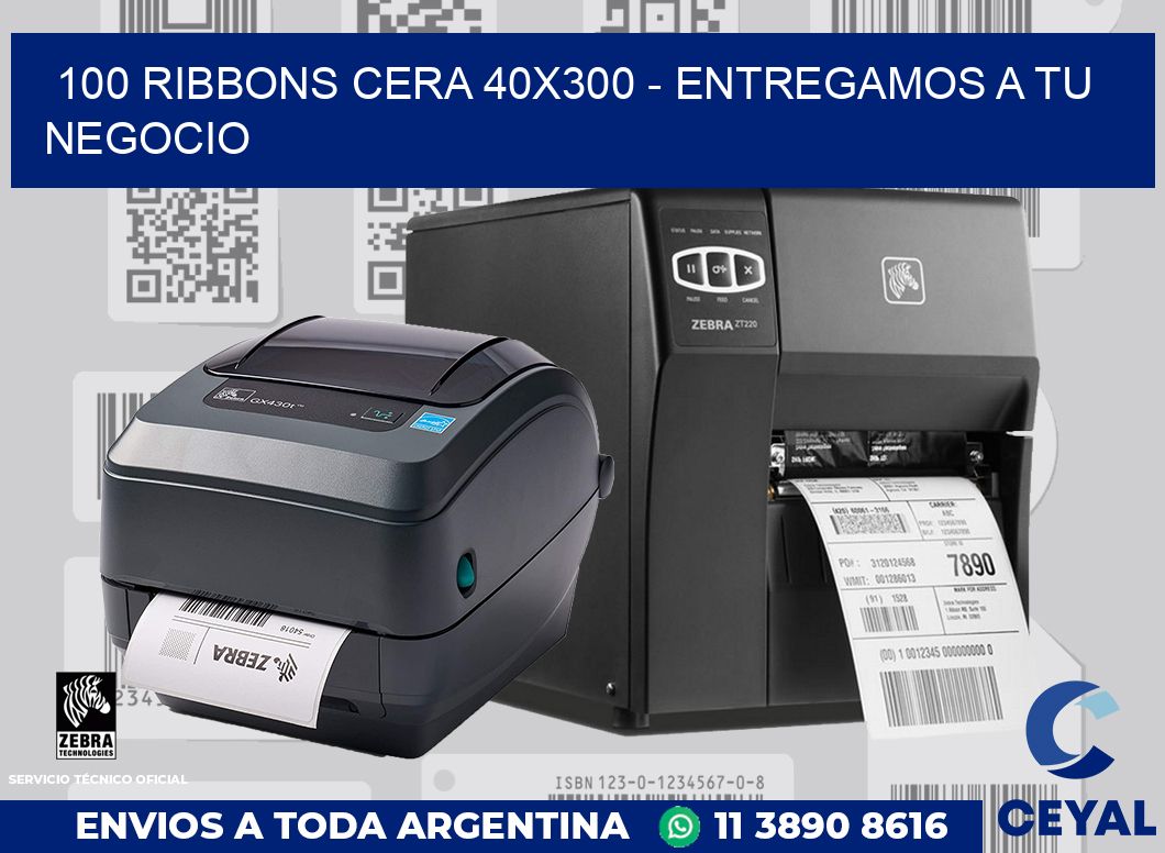 100 Ribbons cera 40x300 - entregamos a tu negocio