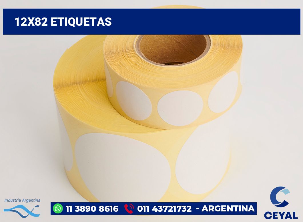 12x82 Etiquetas
