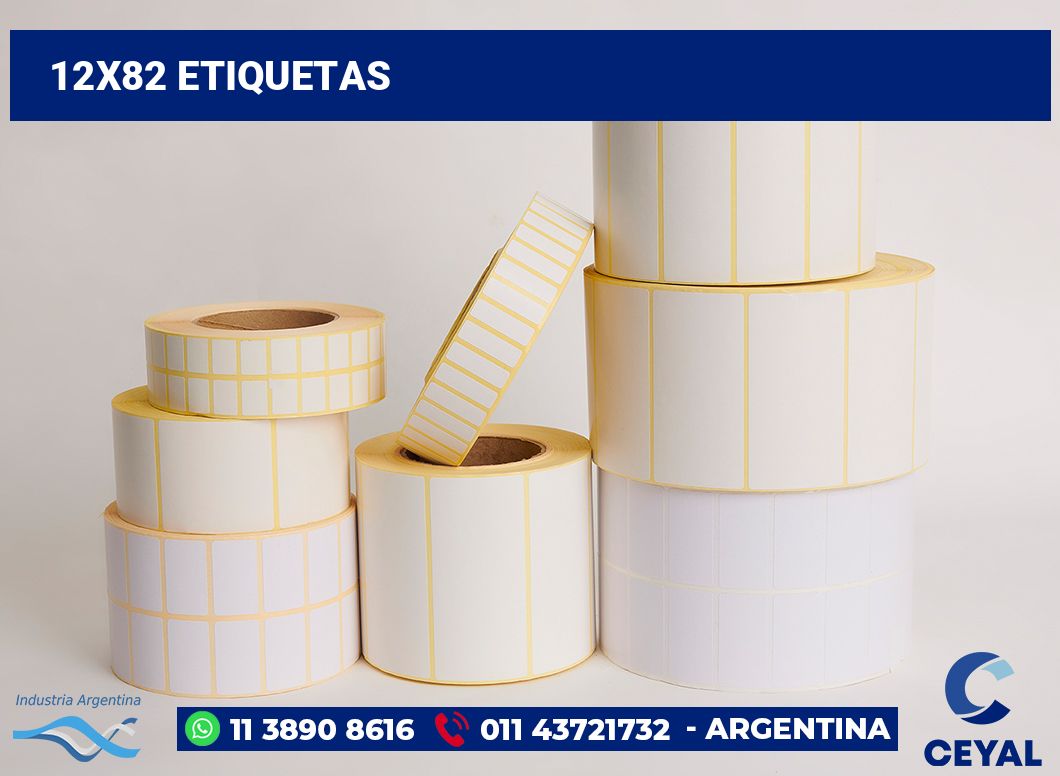 12x82 Etiquetas
