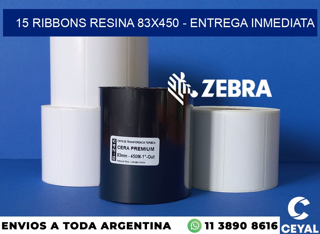 15 Ribbons resina 83x450 - Entrega inmediata