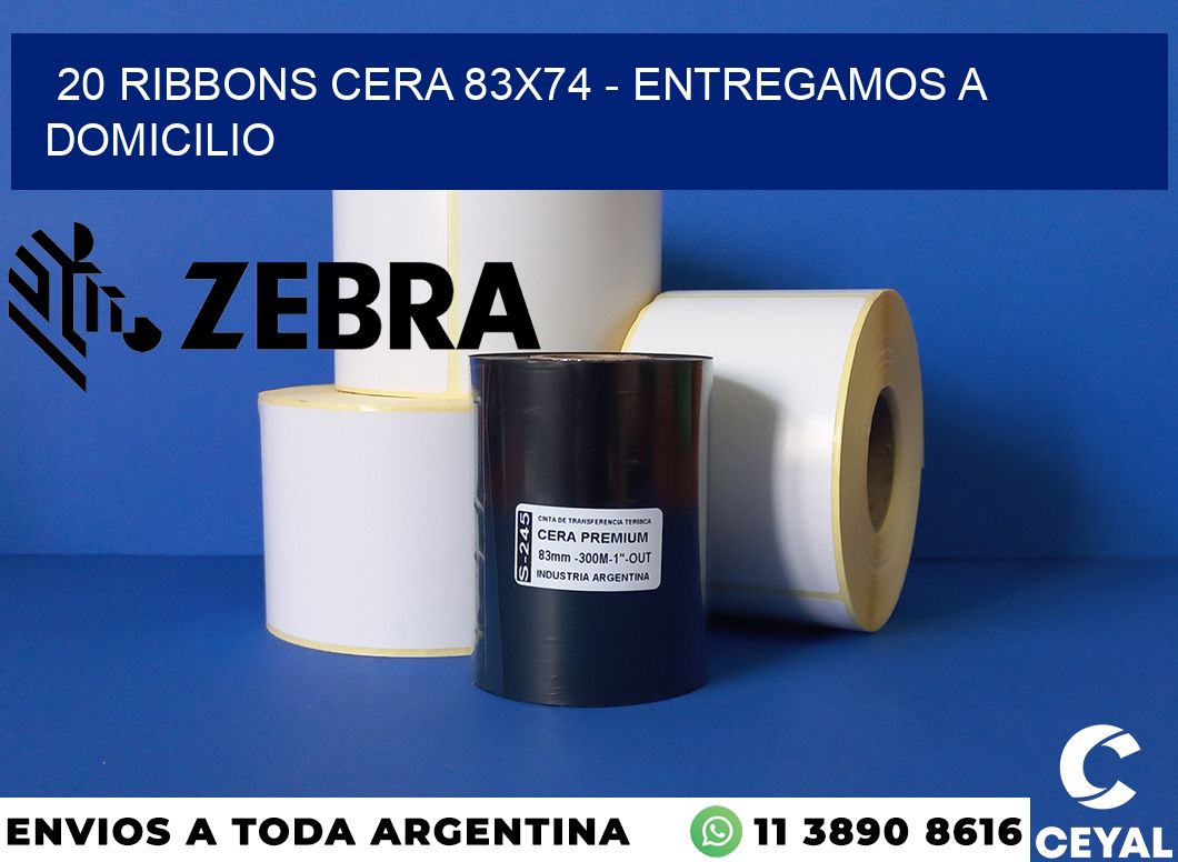 20 Ribbons cera 83x74 - entregamos a domicilio