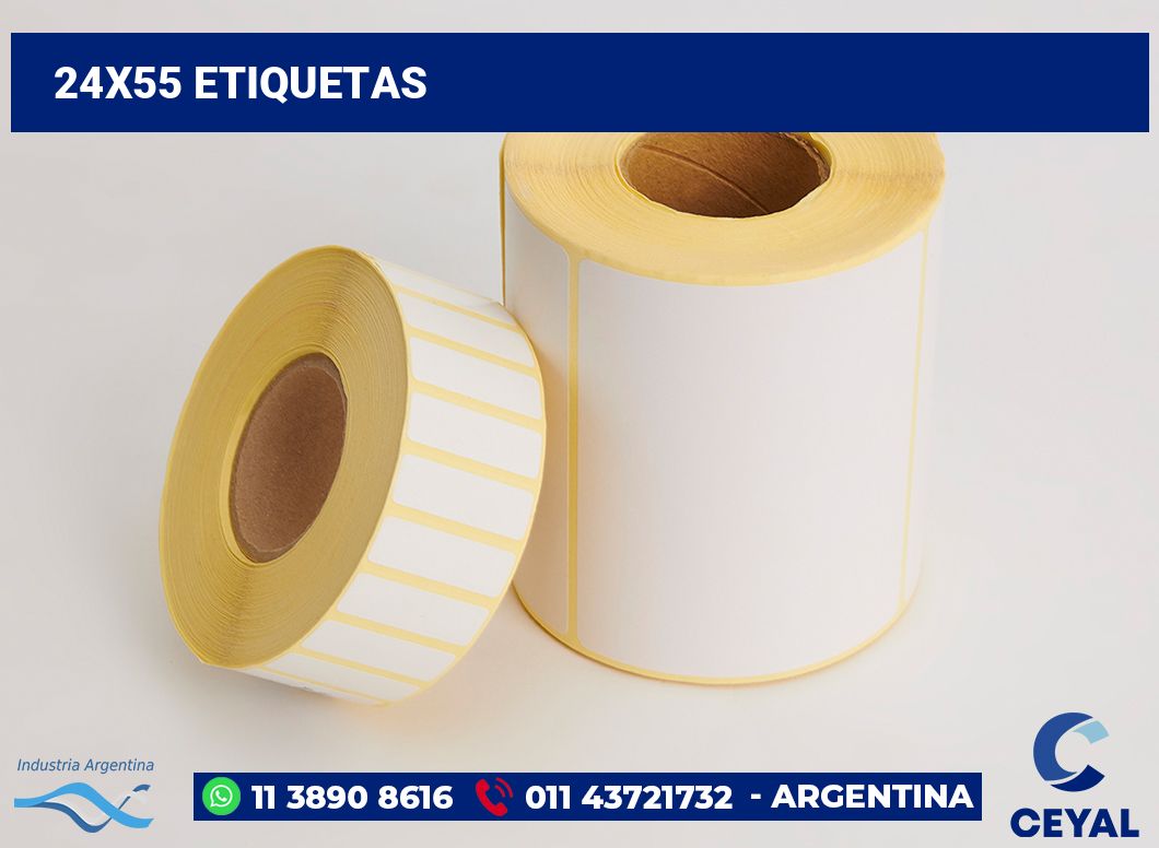24x55 Etiquetas
