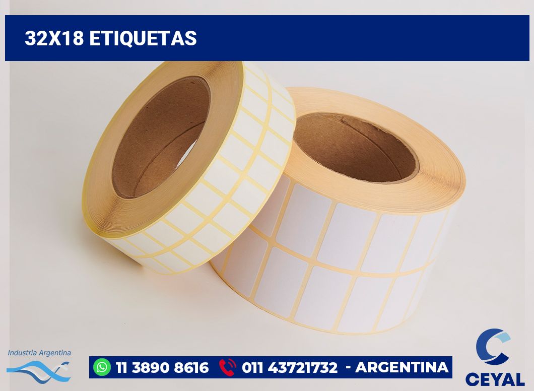 32x18 Etiquetas