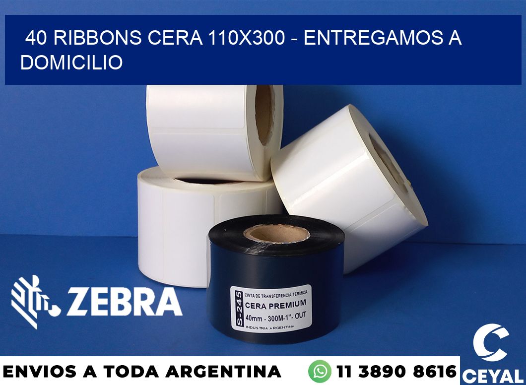 40 Ribbons cera 110x300 - entregamos a domicilio