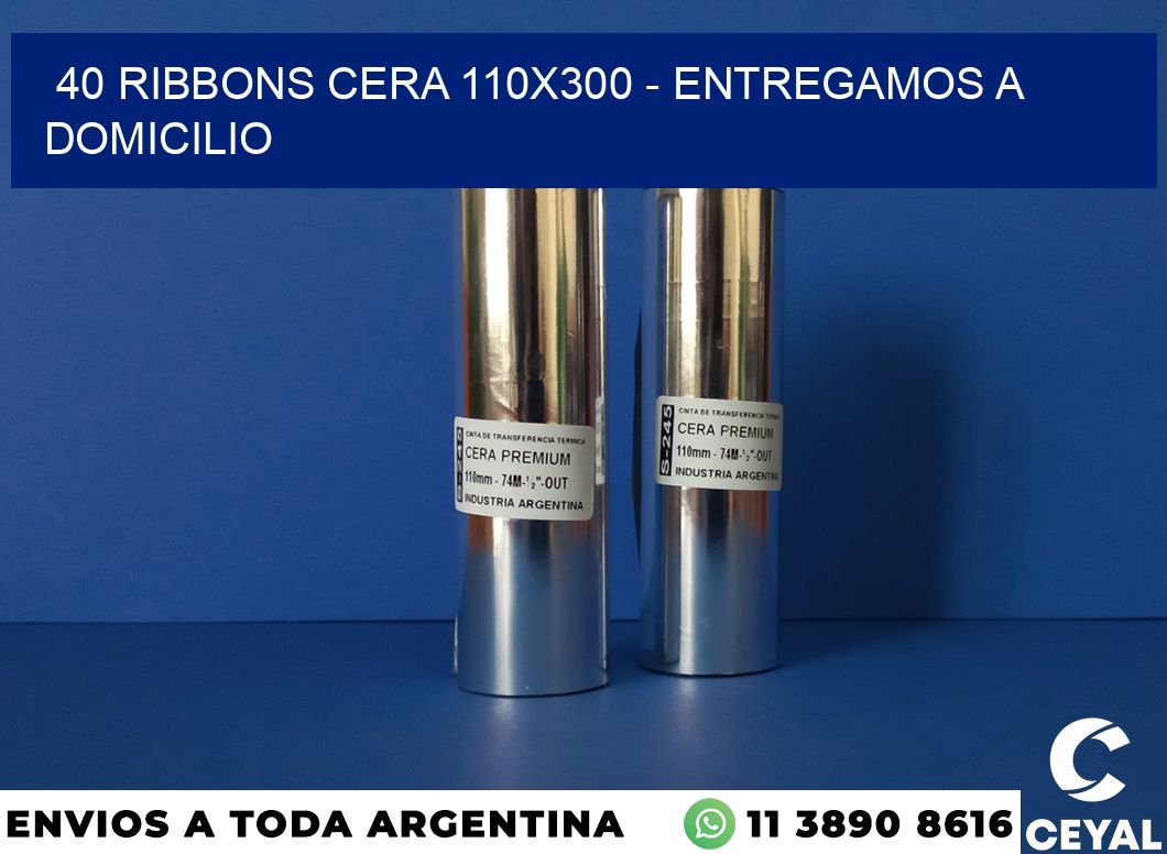 40 Ribbons cera 110×300 – entregamos a domicilio