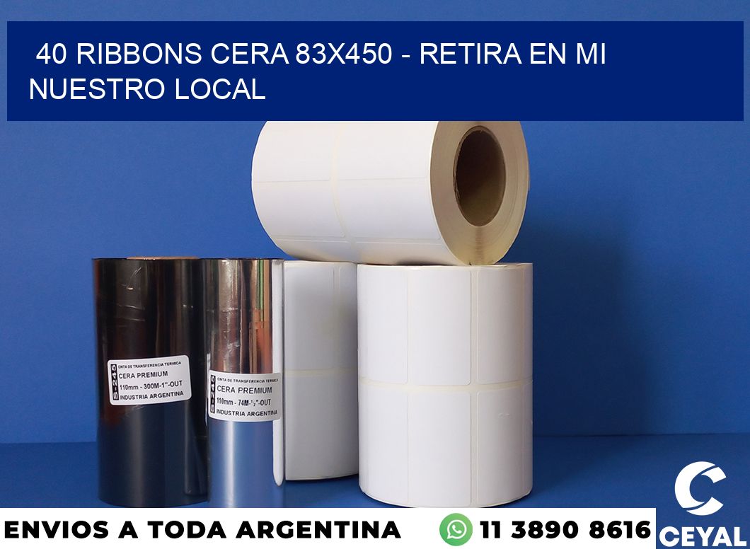 40 Ribbons cera 83×450 – retira en mi nuestro local