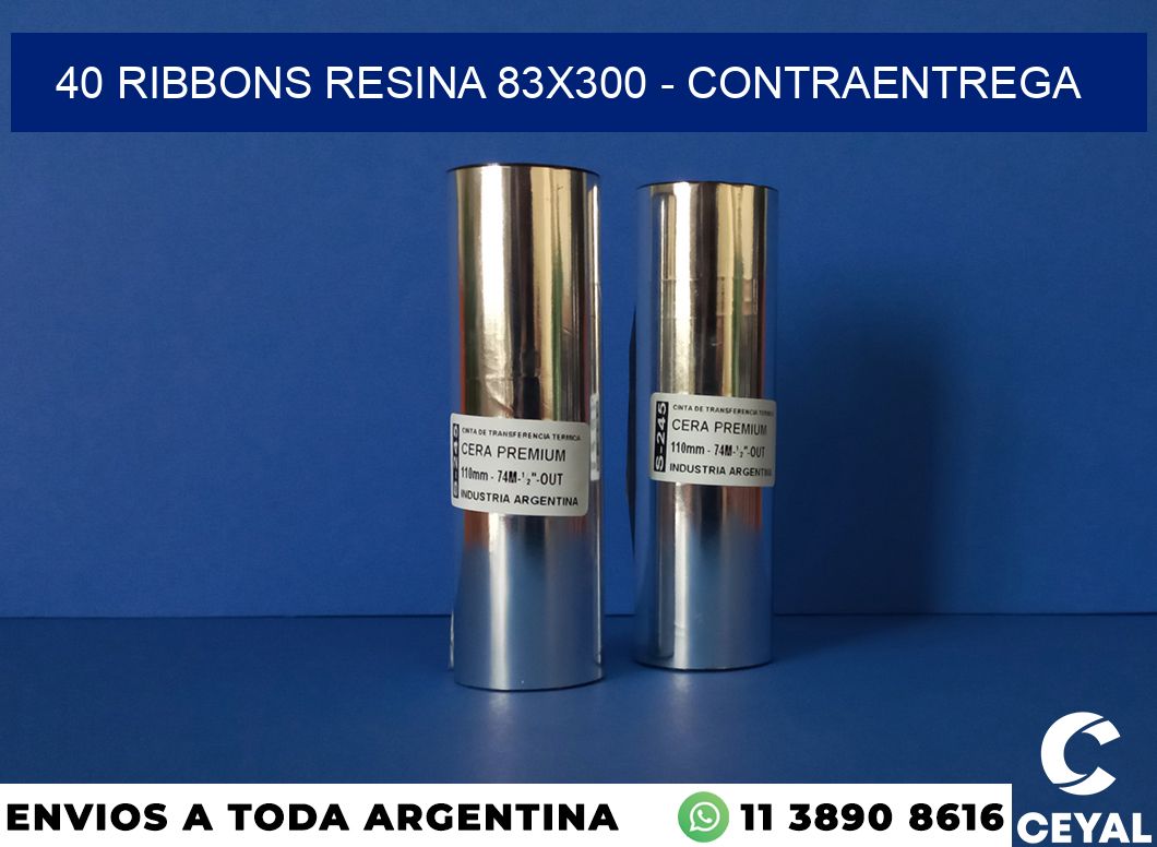 40 Ribbons resina 83×300 – contraentrega