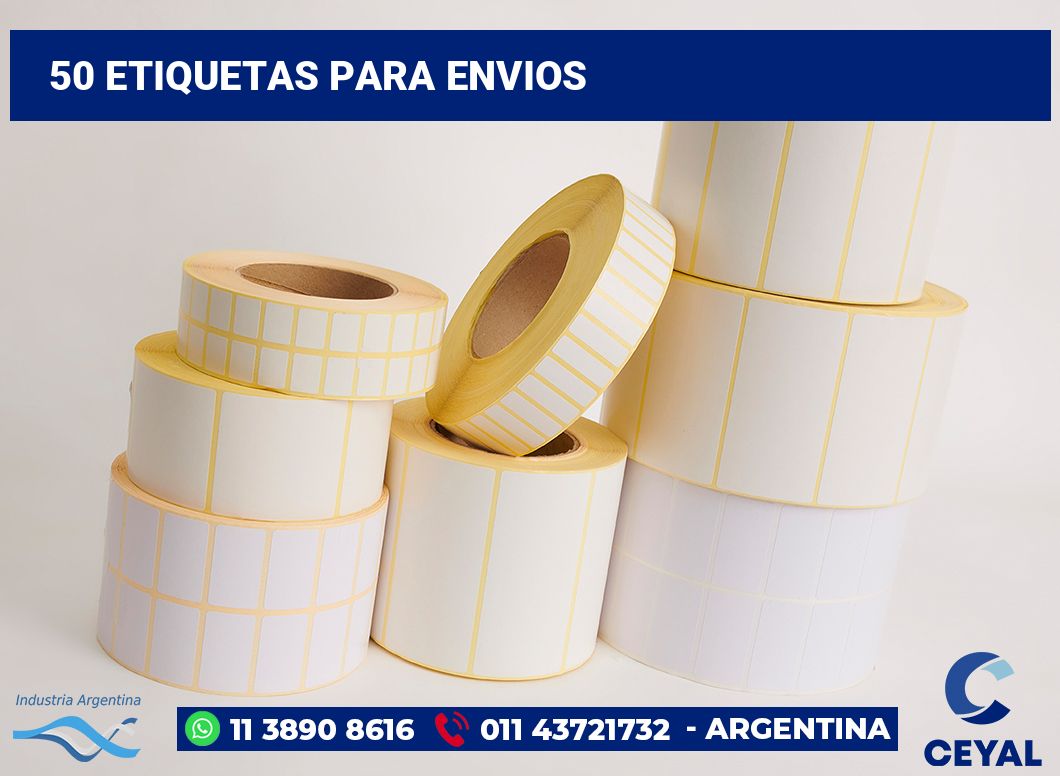 50 Etiquetas para envios