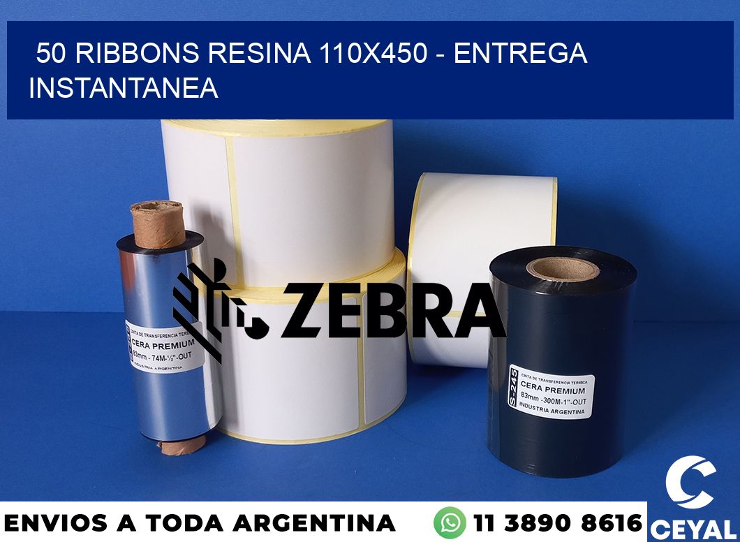 50 Ribbons resina 110x450 - entrega instantanea