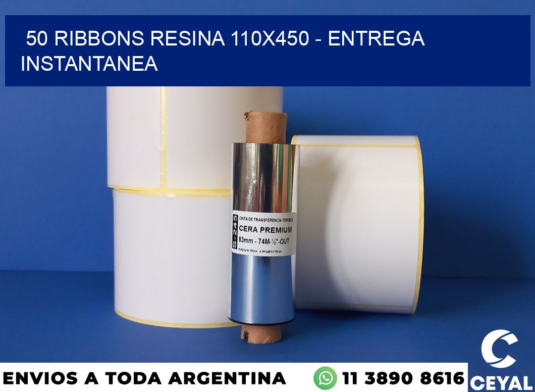 50 Ribbons resina 110×450 – entrega instantanea