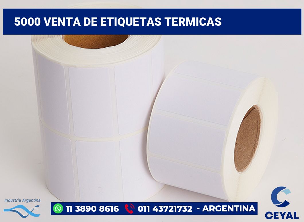 5000 Venta de etiquetas termicas