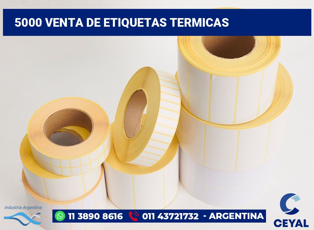 5000 Venta de etiquetas termicas