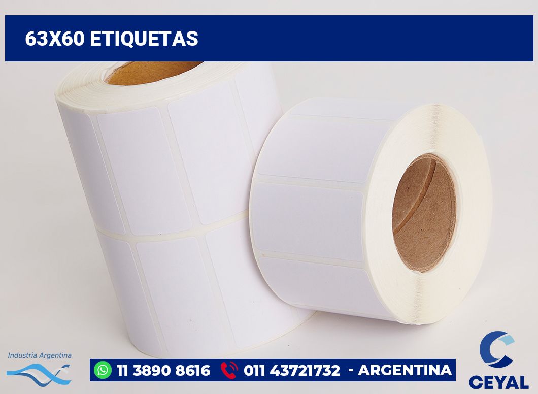 63x60 Etiquetas