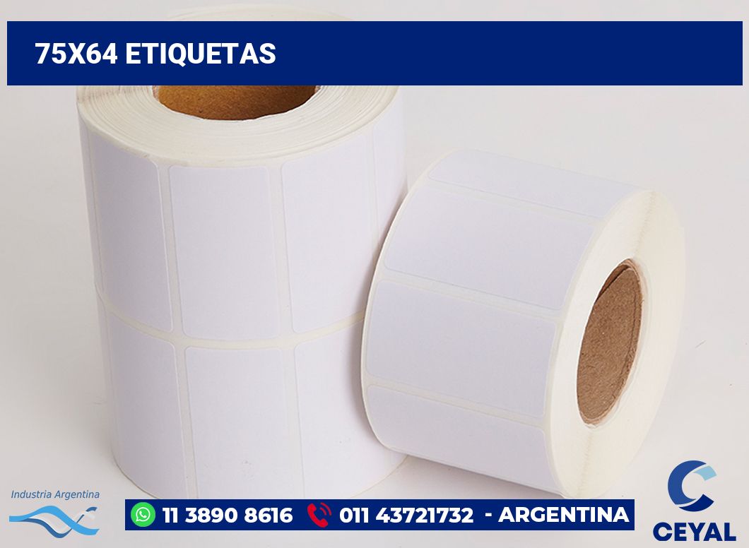 75x64 Etiquetas