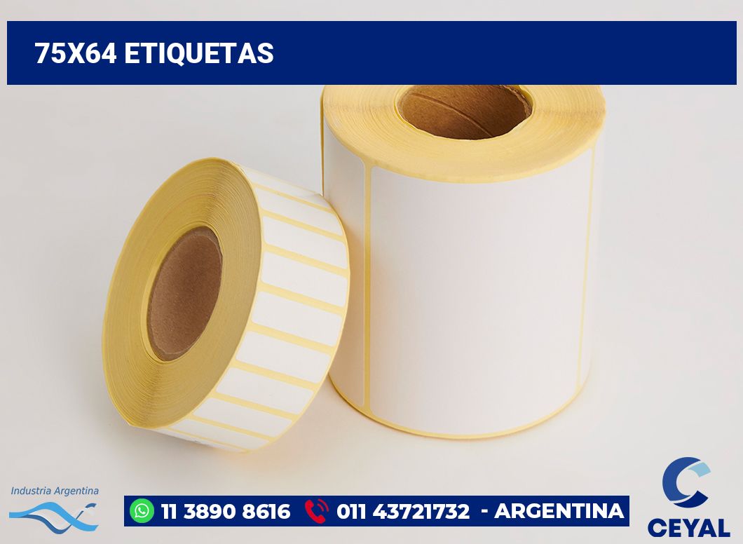 75x64 Etiquetas