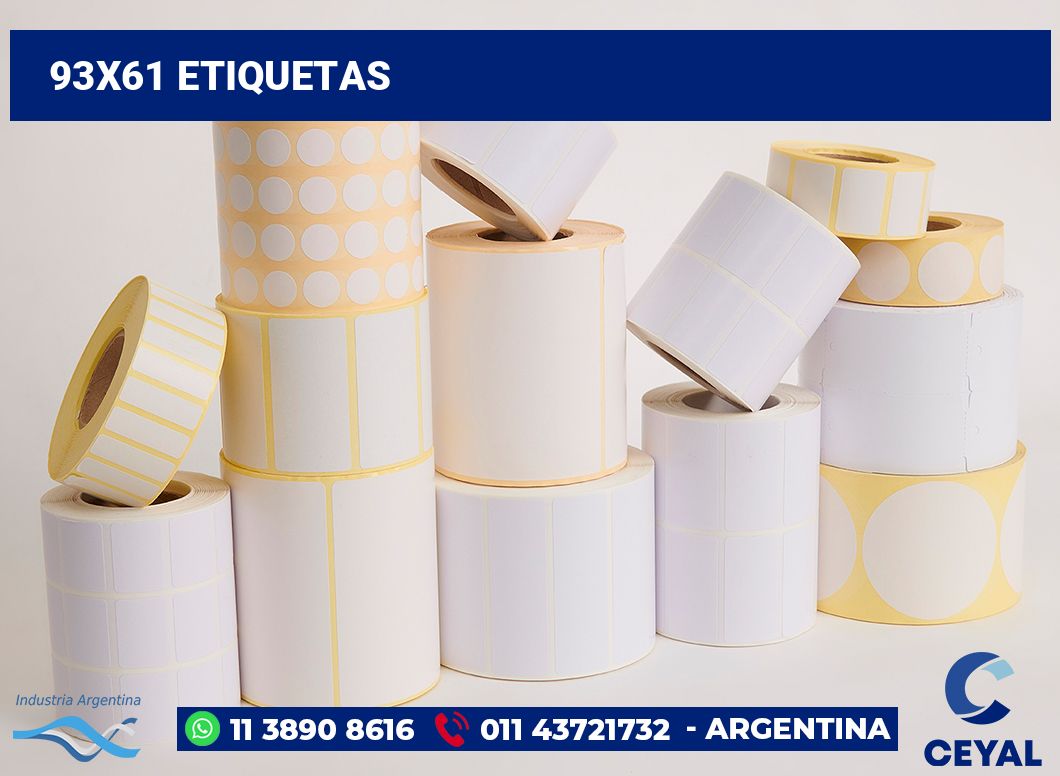 93x61 Etiquetas
