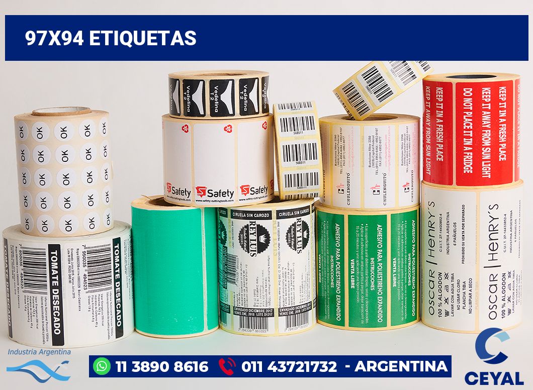 97x94 Etiquetas