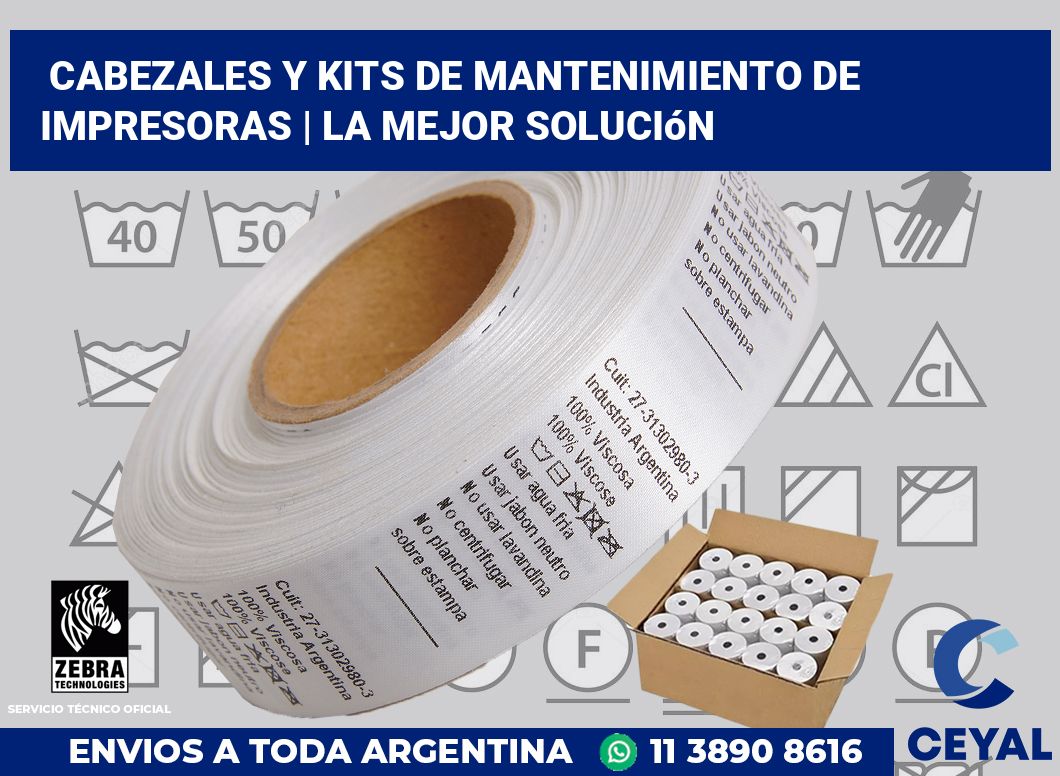 Cabezales y kits de mantenimiento de impresoras | La mejor solución