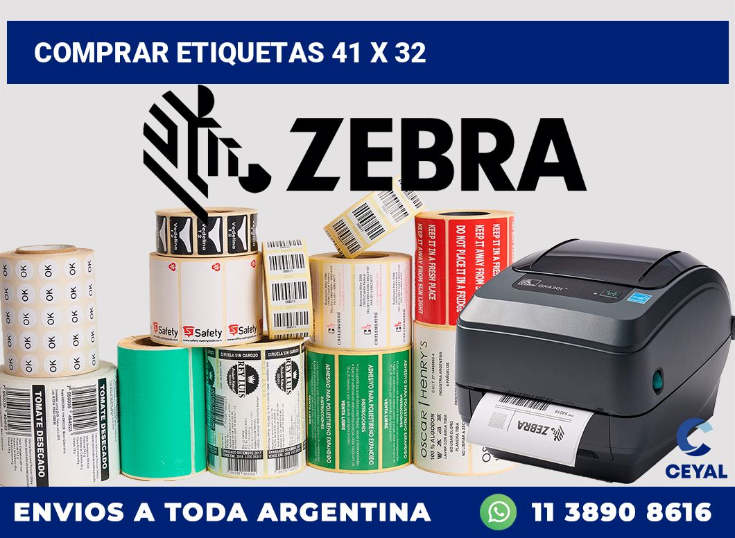 Comprar etiquetas 41 x 32